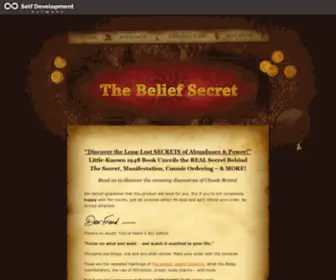 Beliefsecret.com(The Magic of Believing) Screenshot