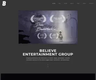 Believeentertainmentgroup.com(Believe Entertainment Group) Screenshot