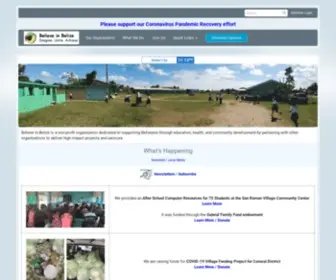 Believeinbelize.org(Believe in Belize) Screenshot