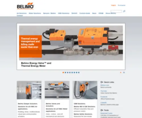 Belimo-BG.com(Belimo BG) Screenshot