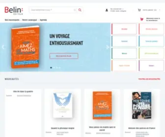Belin-Editeur.com(Belin Editeur) Screenshot