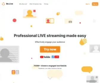 Belive.tv(A new way for Live Streaming) Screenshot