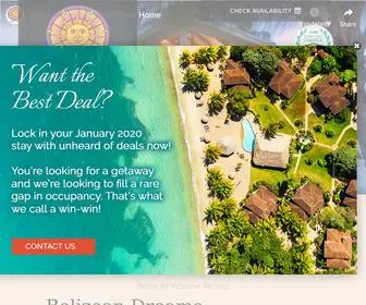 Belizeandreams.com(Belizean Dreams) Screenshot