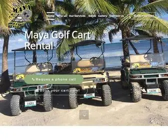 Belizemayagolfcartrental.com(Maya Golf Cart Rental) Screenshot