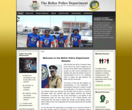 Belizepolice.bz(Belizepolice) Screenshot