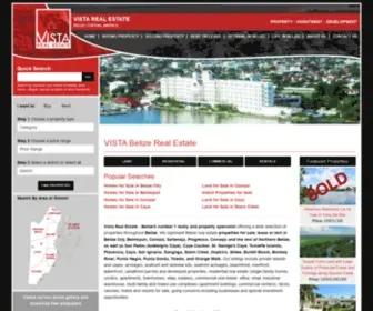 Belizerealestate.bz(Vista Real Estate) Screenshot