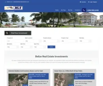 Belizerealestatemls.com(Belize Real Estate MLS) Screenshot