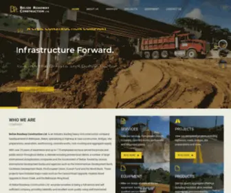 Belizeroadway.bz(A Civil Construction Company) Screenshot