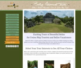 Belizerus.com(Exciting Tours of Beautiful Belize) Screenshot