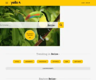 Belizeyp.com(Belize Yellow Pages) Screenshot