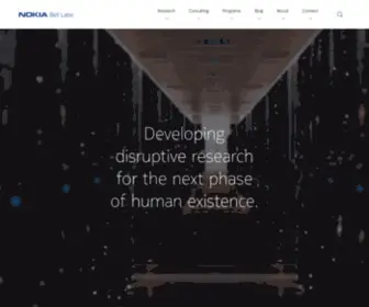Bell-Labs.com(Nokia Bell Labs) Screenshot