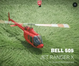 Bell505.com(The Bell 505 Jet Ranger X) Screenshot