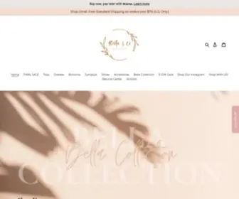 Bellaandcoboutique.com(Bella & Co) Screenshot