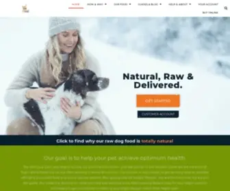 Bellaandduke.com(Healthy Raw Pet Food Subscription & Delivery) Screenshot