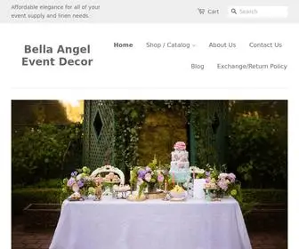 Bellaangeleventdecor.com(Bella Angel Event Decor) Screenshot