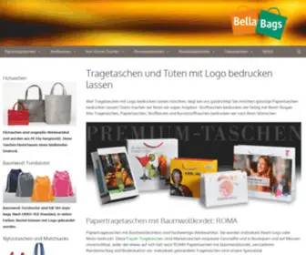 Bellabags.de(Tragetaschen mit Logo bedrucken) Screenshot