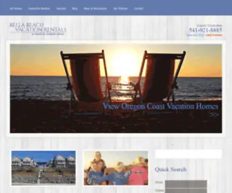 Bellabeachrentals.com(Bella Beach Vacation Rentals) Screenshot