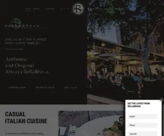 Bellabrava.com(Casual Italian Cuisine) Screenshot