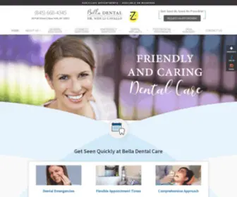 Belladentalnyc.com(Emergency Dentist in New York) Screenshot