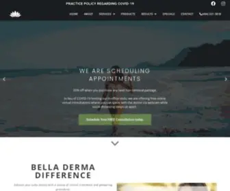 Belladermalaser.com(Derma Beauty Spa) Screenshot