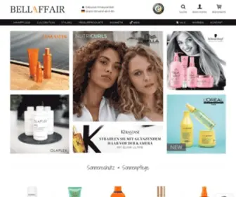 Bellaffair.de(Ihr Friseurbedarf und Haarkosmetik Online) Screenshot