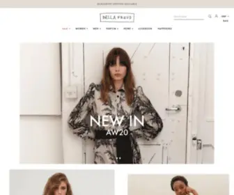 Bellafreud.com(Bella Freud Official Site) Screenshot