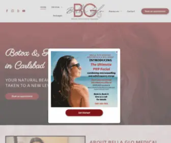 Bellagloaesthetics.com(Botox &amp; Fillers) Screenshot