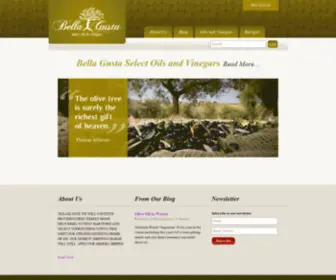 Bellagustaoil.com(The absolute freshest oils and aged vinegars the world has to offer) Screenshot