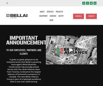 Bellai.ca(Bellai Brothers Construction) Screenshot