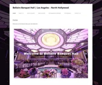 Bellairebanquethall.com(Los Angeles) Screenshot