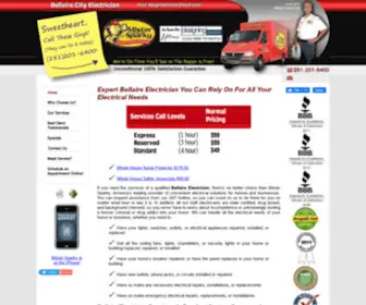 Bellaireelectricians.com(Bellaire Electrician Mister Sparky 77401) Screenshot