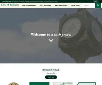 Bellairetx.gov(Bellaire, TX) Screenshot