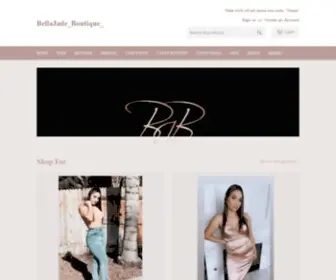 Bellajade-Boutique.com(Bella) Screenshot