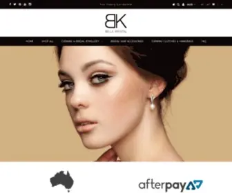 Bellakrystal.com(Online Jewellery Store) Screenshot