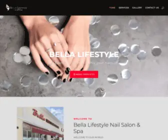 Bellalifestylenailsalonspa.com(Nail Salon in Gambrills) Screenshot