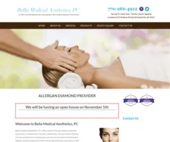 Bellamedical.biz(Bella Medical Aesthetics) Screenshot