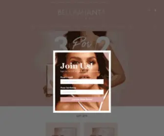 Bellamianta.com(Bellamianta Luxury Tanning) Screenshot