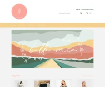 Bellamiaonline.com(Bella Mia Boutique Plymouth Michigan) Screenshot