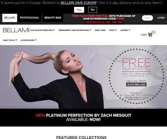 Bellamihair.com(BELLAMI Hair Extensions) Screenshot