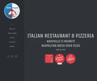 Bellanapolipizzeria.com(Nashville Pizza) Screenshot