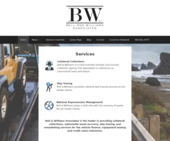 Bellandwilliams.com(Services Collateral Collections Bell & Williams) Screenshot