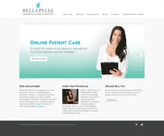 Bellapelledermatology.com(Bella Pelle Dermatology & Cosmetic Laser Center) Screenshot