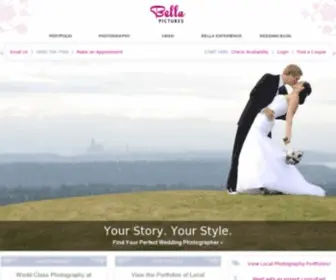 Bellapictures.com(Wedding photography) Screenshot