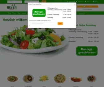 Bellapizza.ch(Bellapizza Pizza Kurier) Screenshot