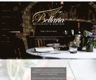 Bellariarestaurant.co.uk(Italian Restaurant) Screenshot