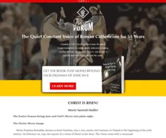 Bellarmineforum.org(The Bellarmine Forum) Screenshot