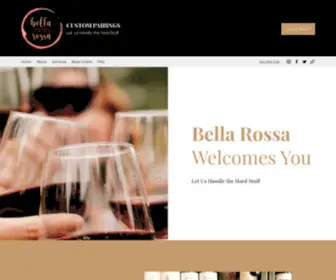 Bellarossaco.com(Custom Wine Tastings) Screenshot