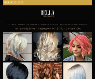 Bellasalonandspa.net(Bella Salon and Spa) Screenshot