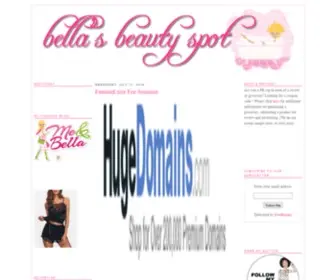 Bellasbeautyspot.com(Bella's Beauty Spot) Screenshot