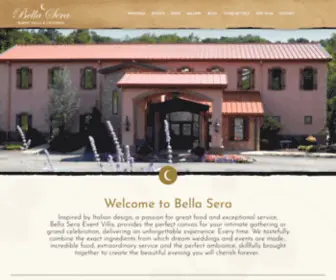 Bellaserapgh.com(Pittsburgh's Intimate Wedding and Event Venue) Screenshot